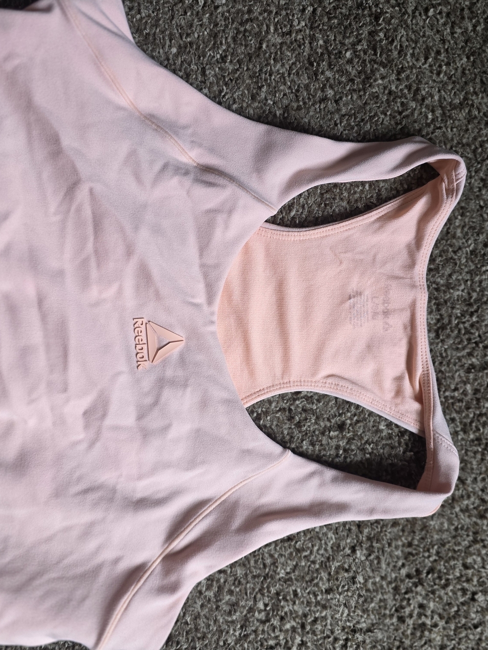 Reebok Light Pink Racerback Sports Bra